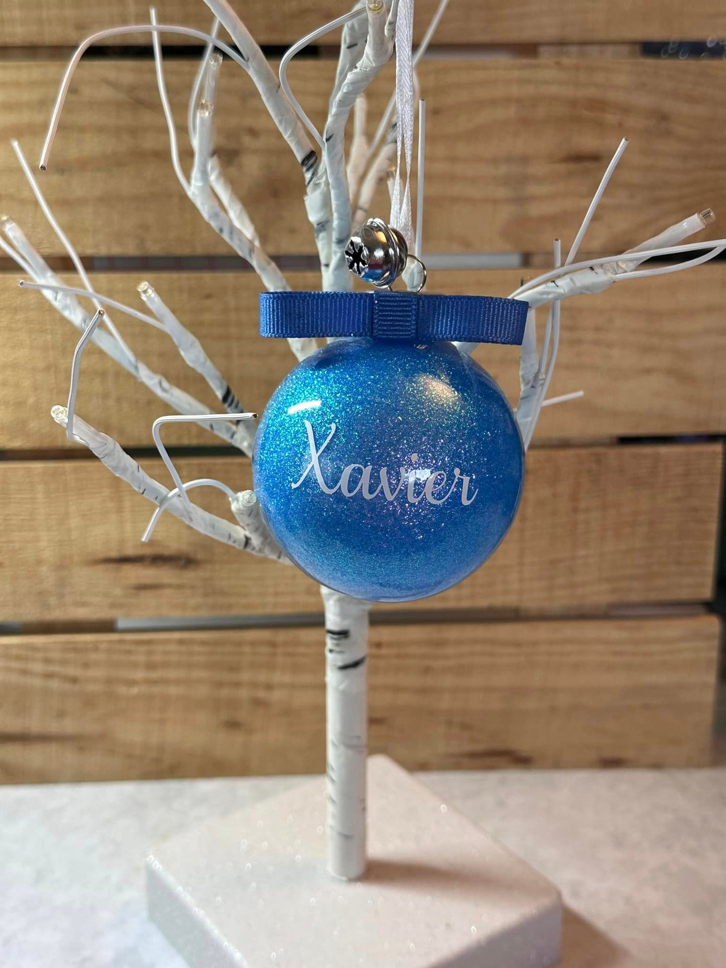 Custom Christmas Ornament with Name and Year