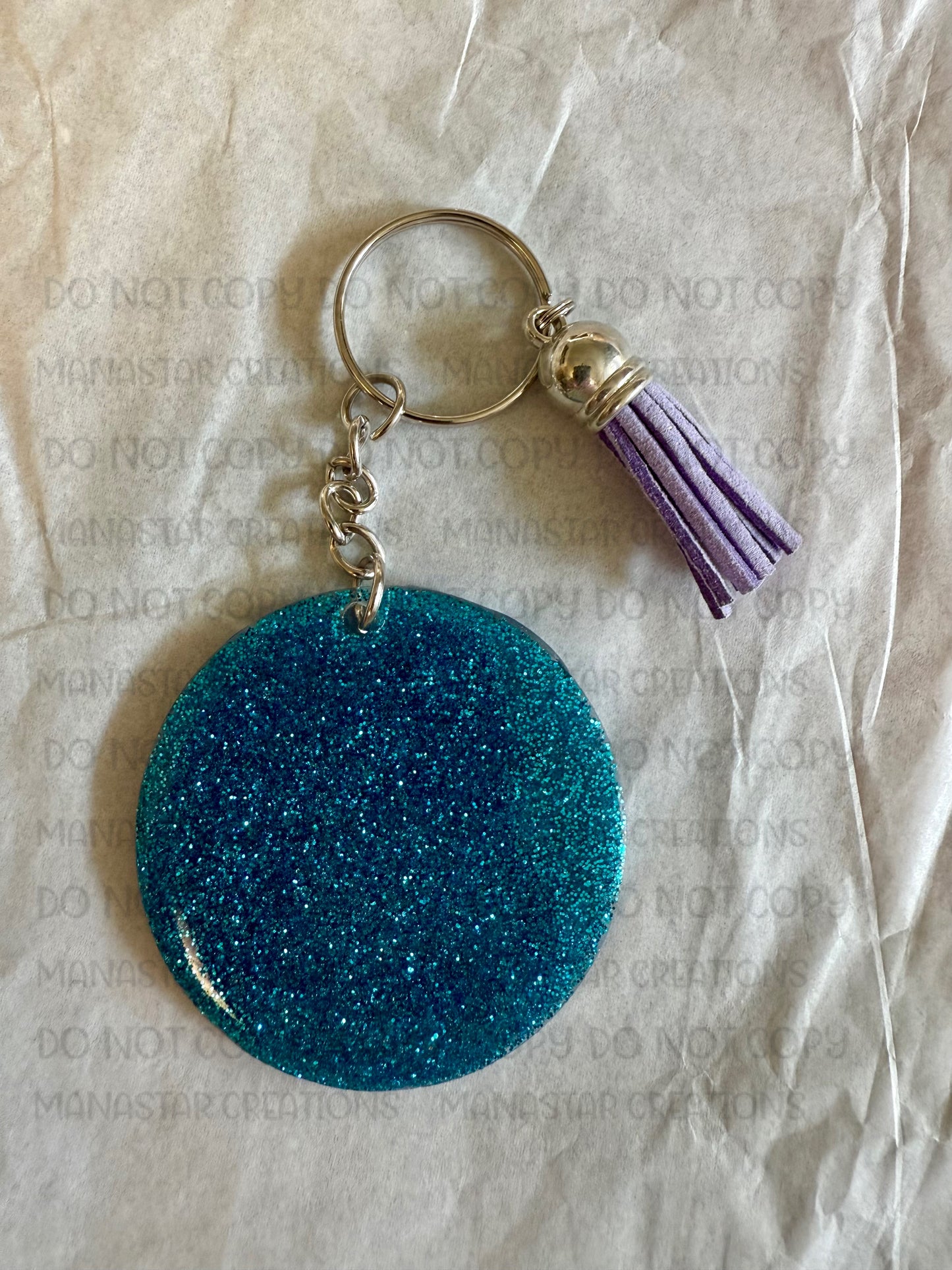 Blue Butterfly- Acrylic Keychain