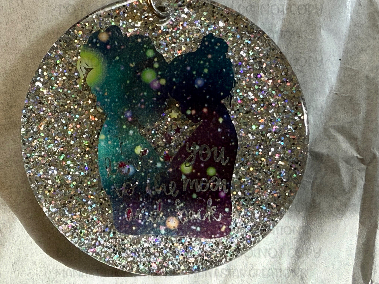 Mother Daughter Love you- Acrylic Keychain