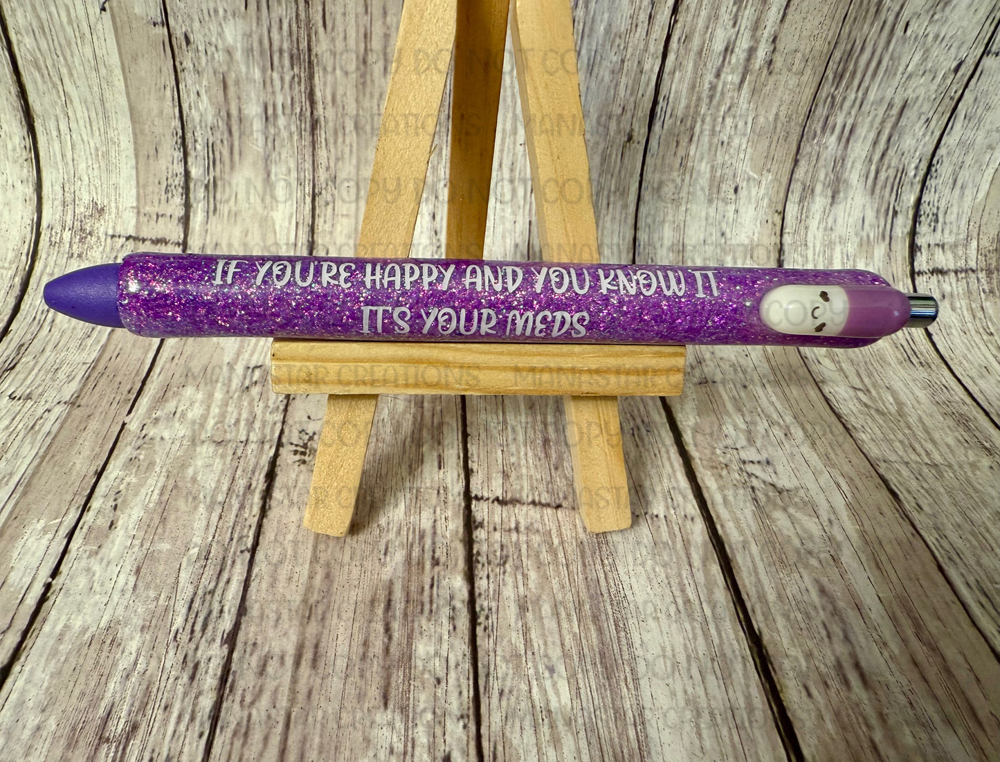 Purple Chill Pill Epoxy Pen β Purple Ink