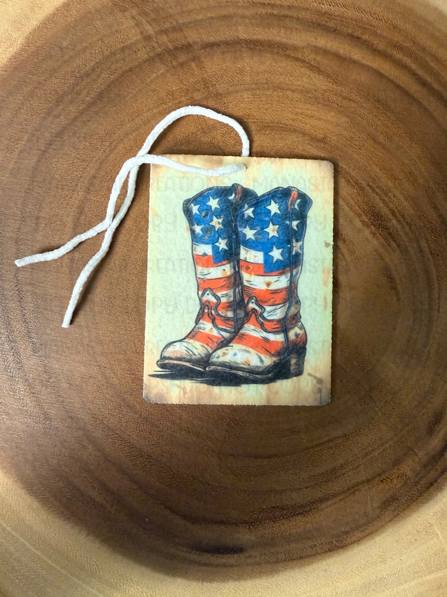 American Boots- Car Air Freshener- Unscented