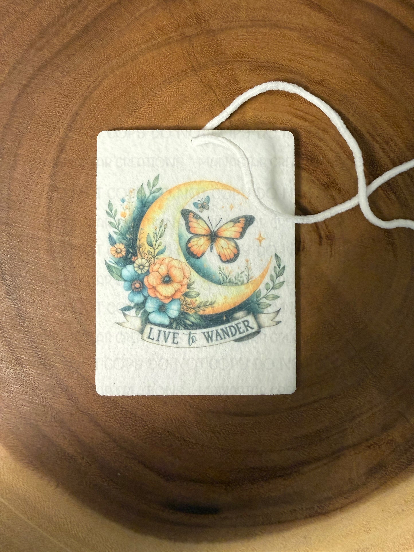 Live & Wander Car Air Freshener- Unscented
