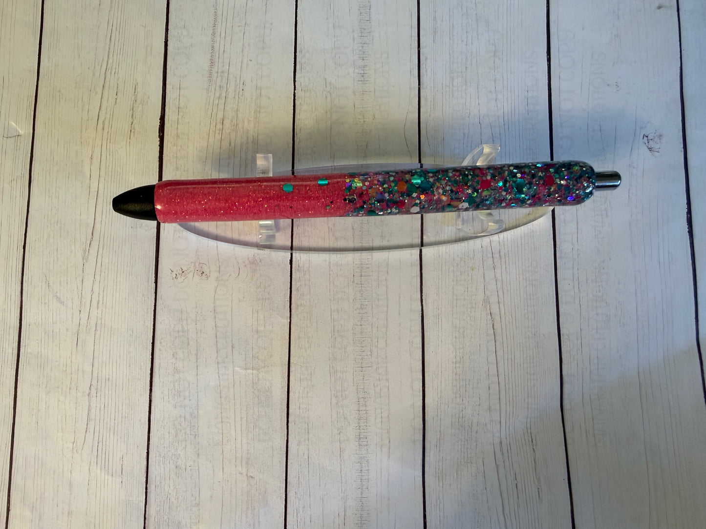 Glitter Ombre Epoxy Pen - Sparkly Gradient Writing Instrument