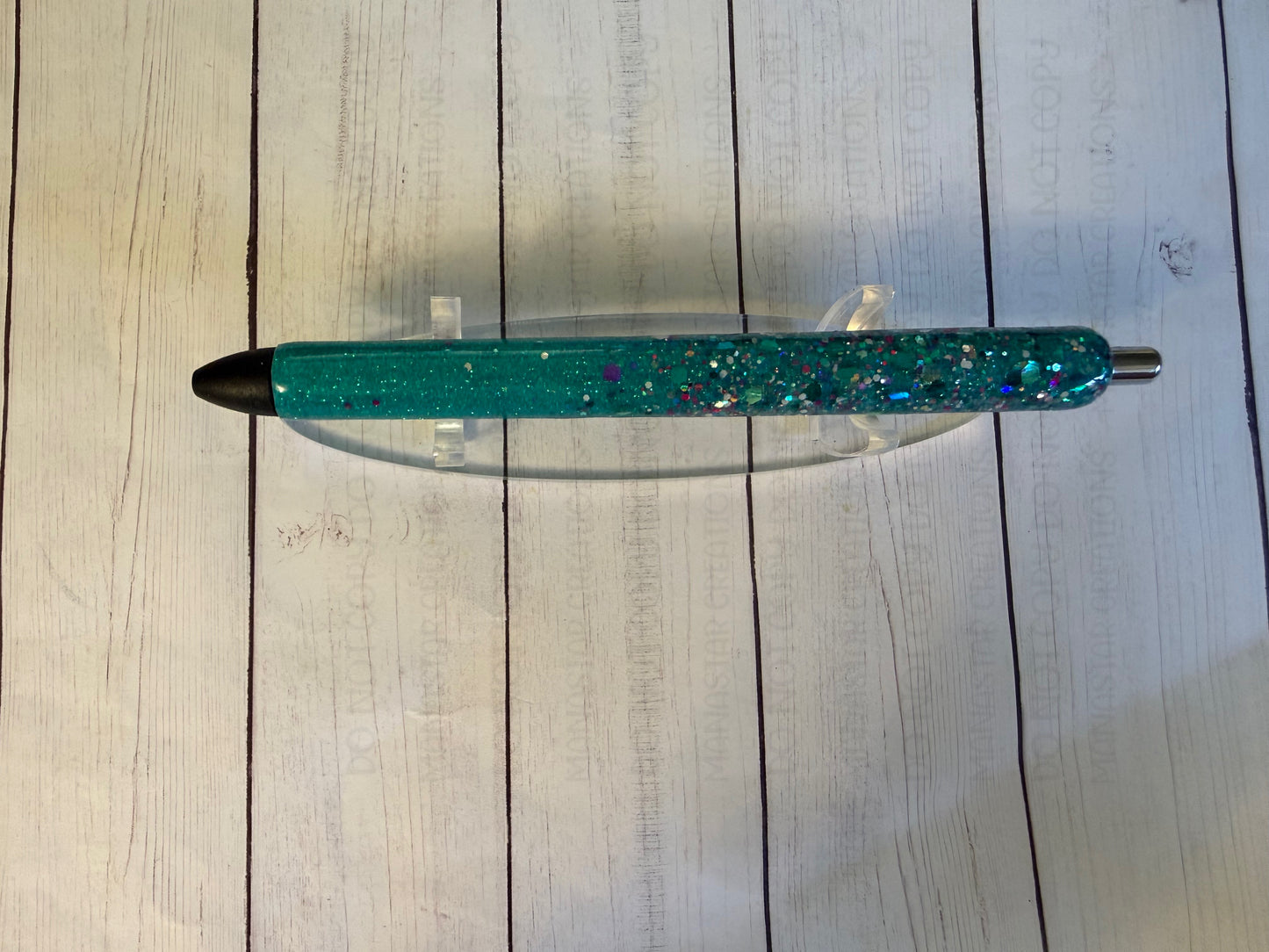 Glitter Ombre Epoxy Pen - Sparkly Gradient Writing Instrument