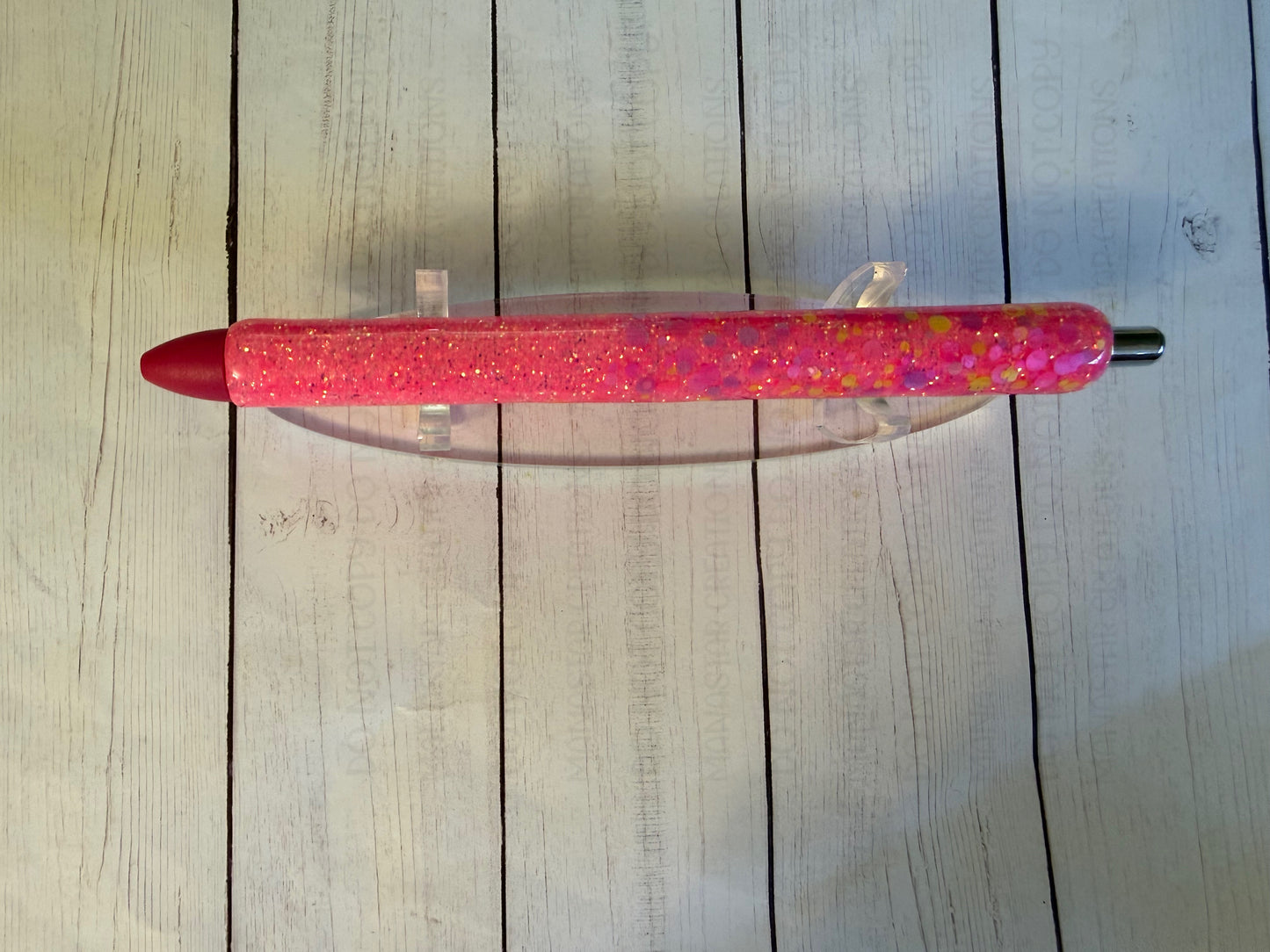 Glitter Ombre Epoxy Pen - Sparkly Gradient Writing Instrument