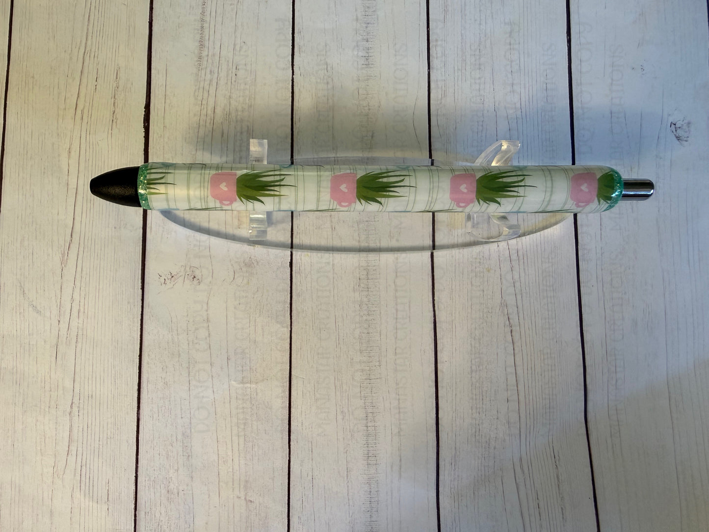 Aloe You Vera Much! Aloe themed wrapped pens!- Black Ink