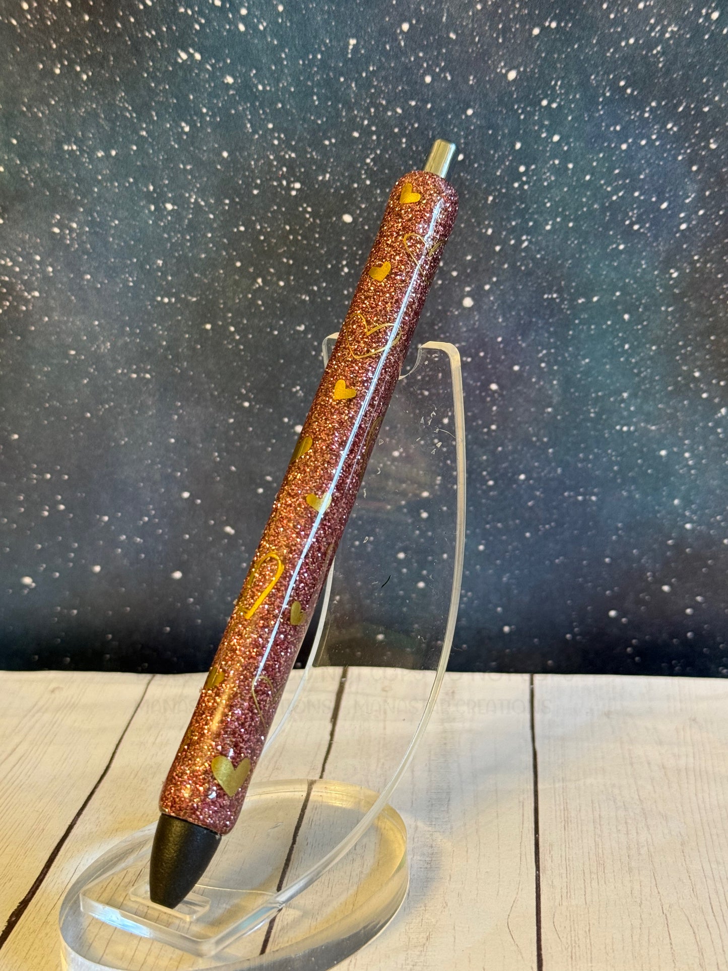 Rose Gold heart Pen