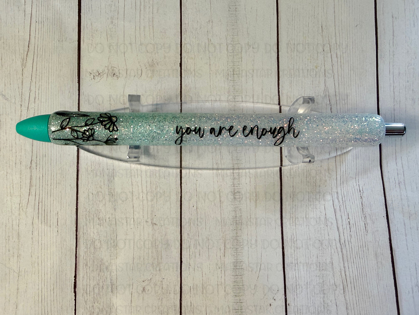 Inspirational Glitter Pen - Motivational Writing Instrument with Sparkle