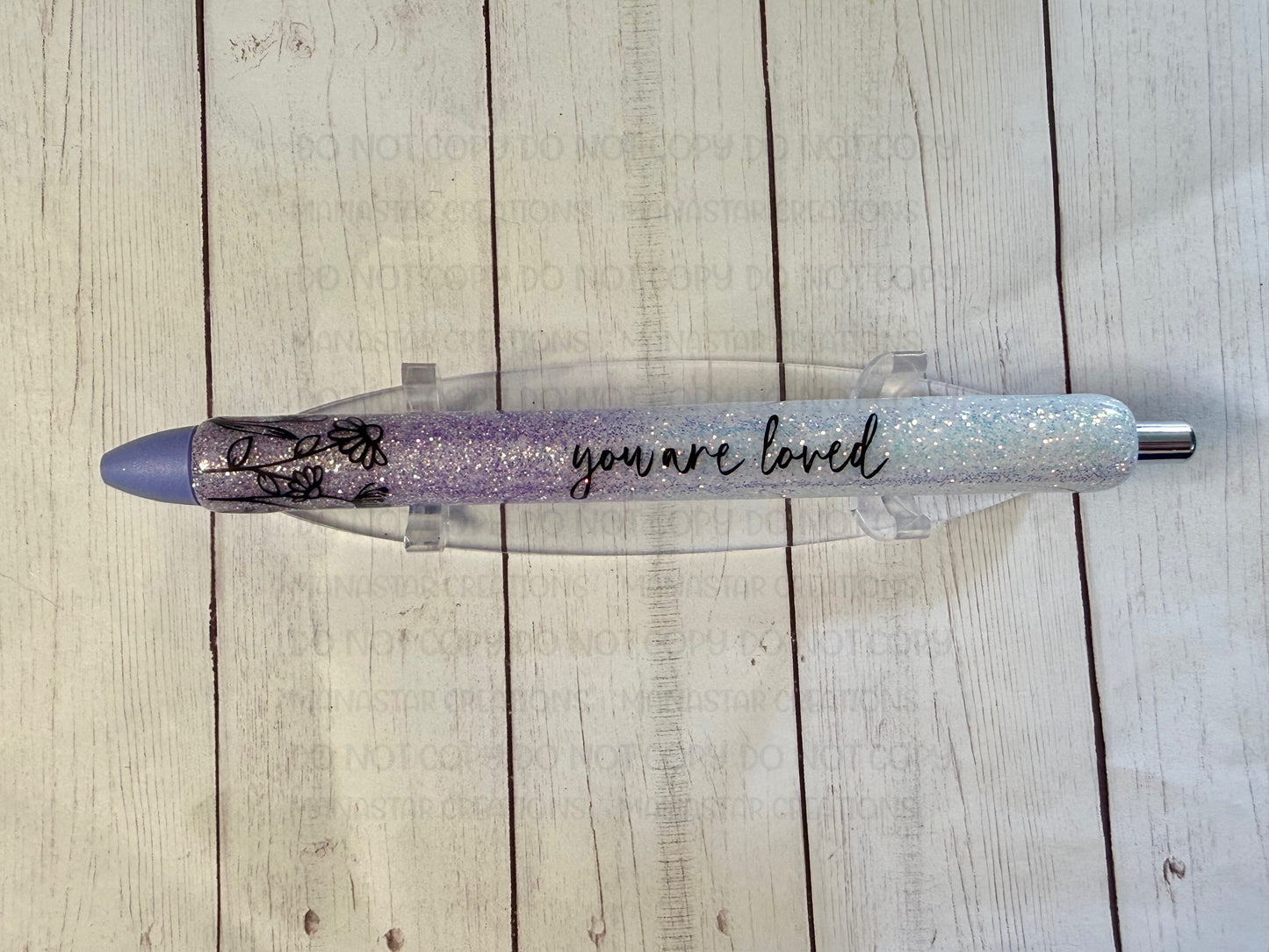 Inspirational Glitter Pen - Motivational Writing Instrument with Sparkle