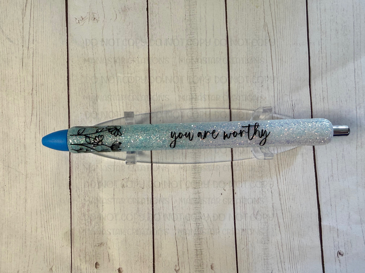 Inspirational Glitter Pen - Motivational Writing Instrument with Sparkle