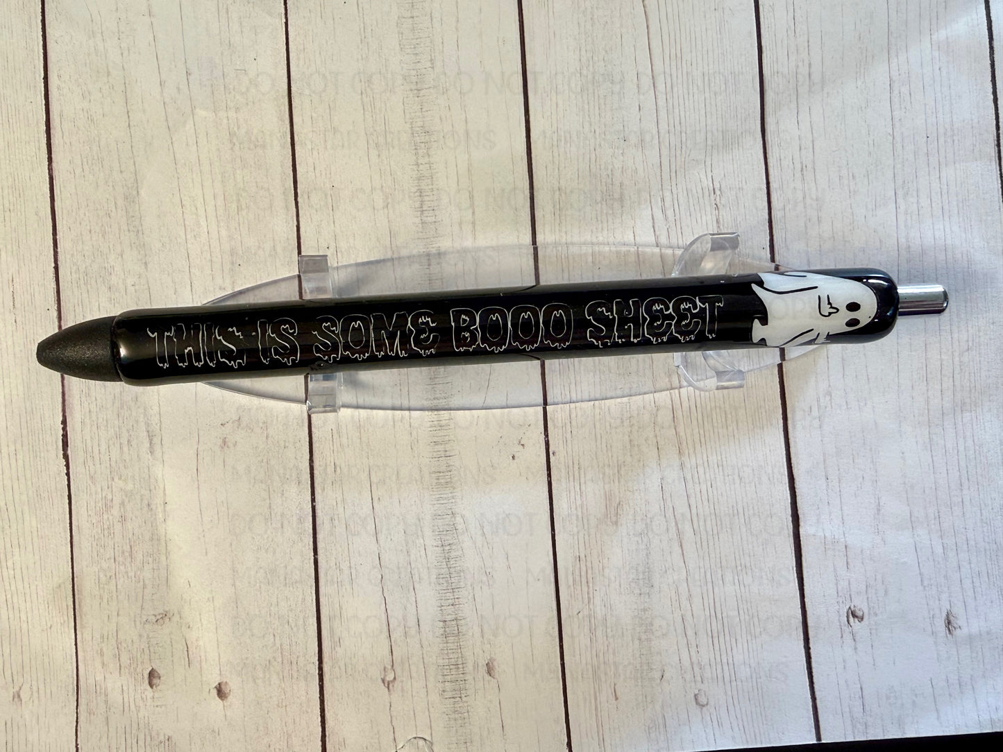 Boosheet Ghost Pen - Spooky Black Writing Instrument