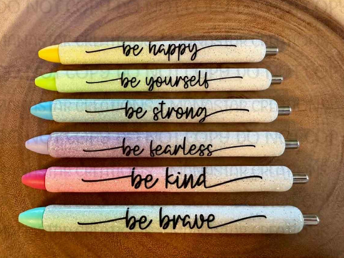 "Be" Pens