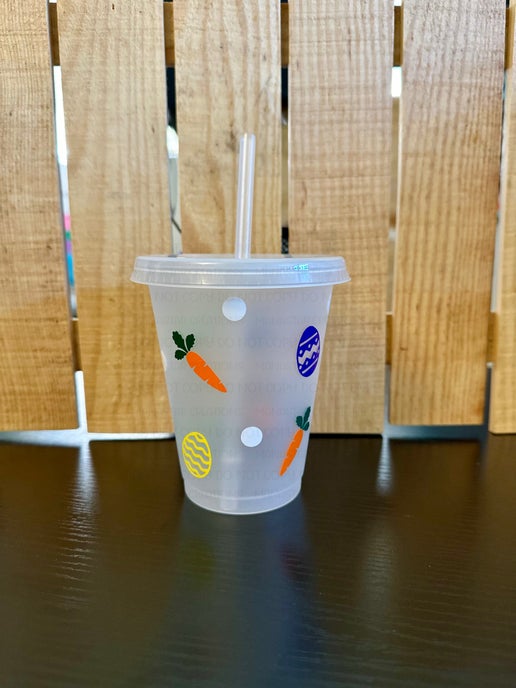 16oz Easter Fun Kids Tumbler – Hoppy & Bright! (Green)