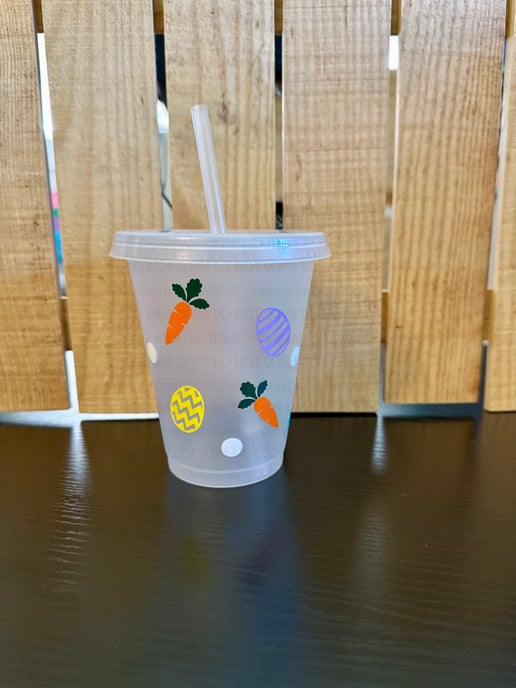 16oz Easter Fun Kids Tumbler – Hoppy & Bright! (Mint)