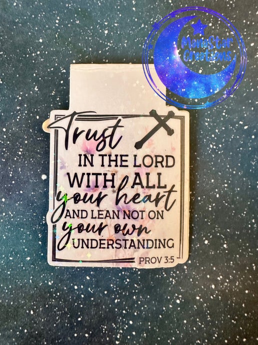 Trust in the Lord Magnetic Bookmark – Faith-Inspired Page Holder