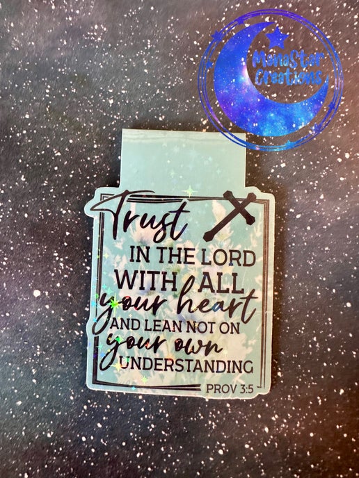 Trust in the Lord Magnetic Bookmark – Faith-Inspired Page Holder