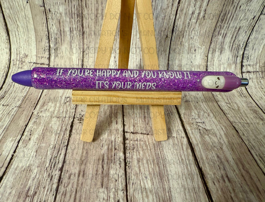 Purple Chill Pill Epoxy Pen – Purple Ink