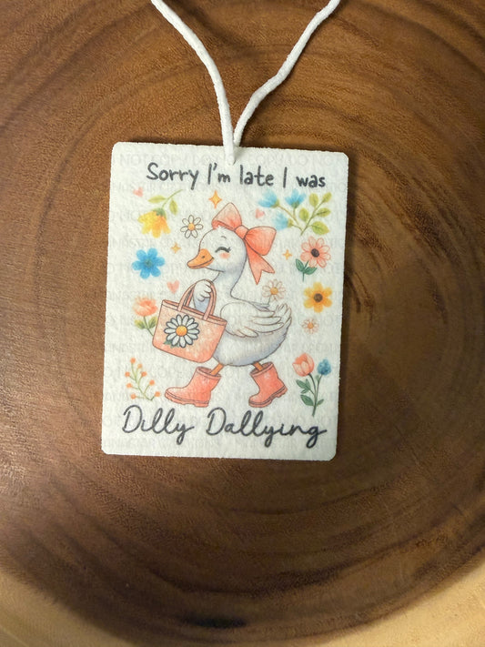 Dilly Dallying- Car Air Freshener- Unscented