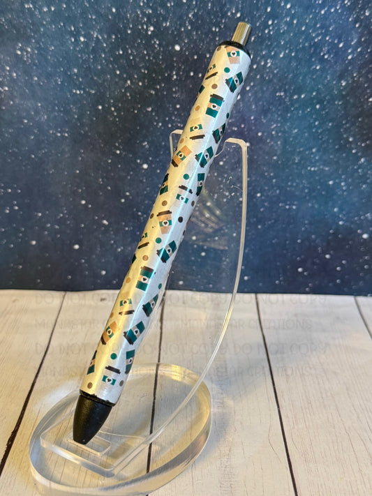 Coffee-Inspired Epoxy Pen