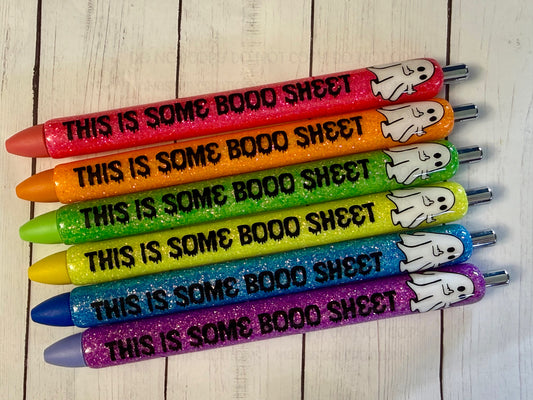 Boosheet Ghost Personality Pen - Colorful Writing Pen with Character