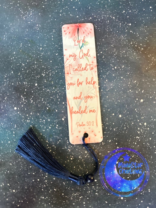 Lord My God Bookmark – Inspirational Sublimated Marker