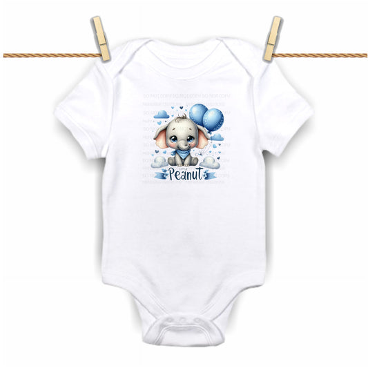 Elephant - Custom Baby Bodysuit Print - Limited (Specify Size at Checkout)
