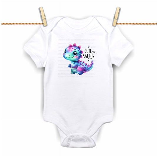 Cute Dino- Custom Baby Bodysuit Print - Limited (Specify Size at Checkout)