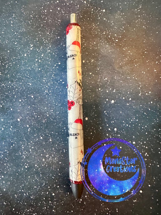 Bleach Horror Christmas Epoxy Pen – Spooky Holiday Vibes! (Black Ink)