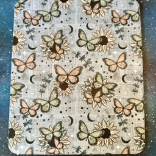 Sunflower Butterfly Mousepad – Bright & Nature-Inspired Design