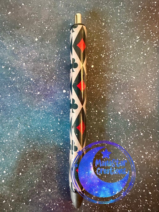 Card Game Epoxy Pen – The Perfect Ace for Your Writing! (Black Ink)