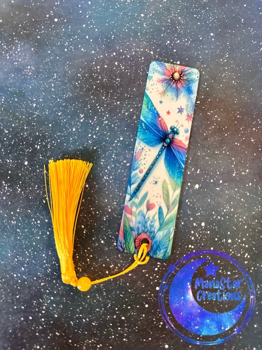 Dragonfly Bookmark – Elegant Sublimated Marker