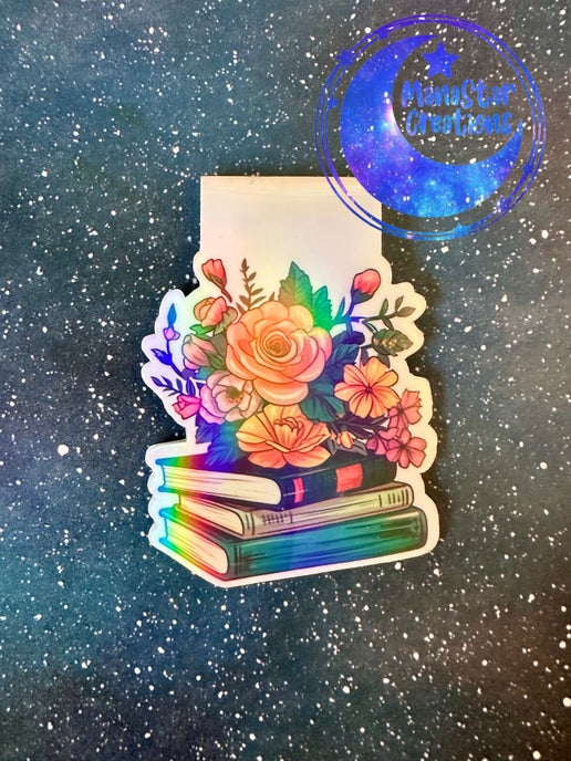 Floral Book Magnetic Bookmark – Elegant & Functional Page Marker