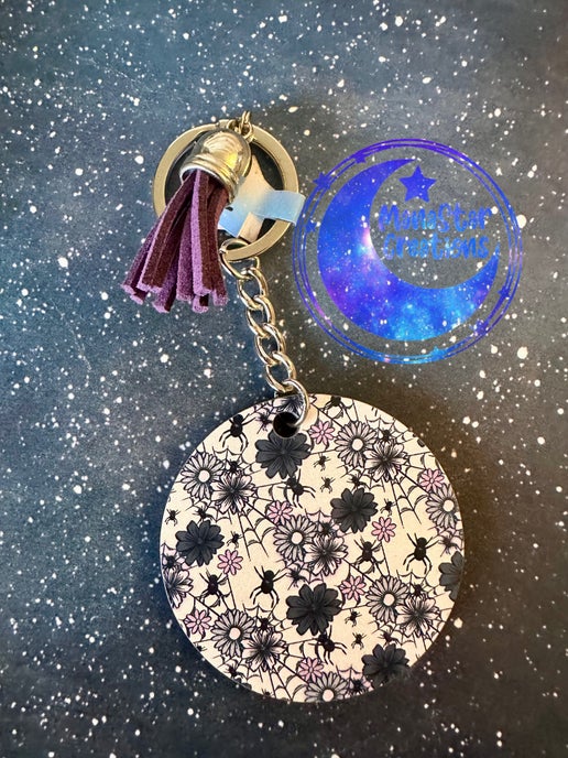 Celebrate the cozy charm of autumn with our Fall Pumpkins Sublimation Wristlet Keychain. Featuring vibrant pumpkins and warm fall hues, this keychain is the perfect accessory to carry a bit of seasonal spirit wherever you go.