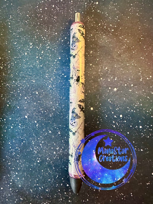 Spooky Season Epoxy Pen – Festive Halloween Vibes (Black Ink)