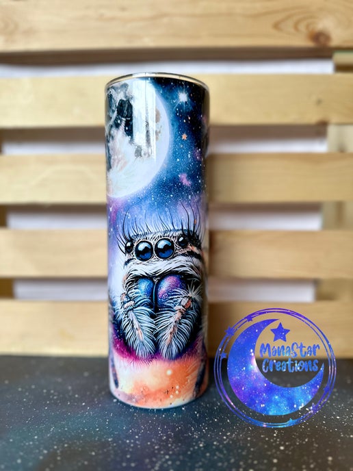 Galaxy Jumping Spider- 20oz Sublimation Tumbler