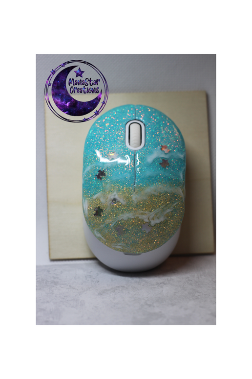 Sea Turtle Themed USB Mouse – Coastal-Inspired Desktop Accessory