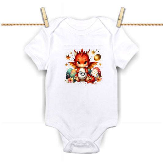 Red Dragon- Custom Baby Bodysuit Print - Limited (Specify Size at Checkout) (Copy)
