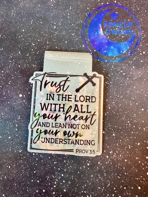 Trust in the Lord Magnetic Bookmark – Faith-Inspired Page Holder